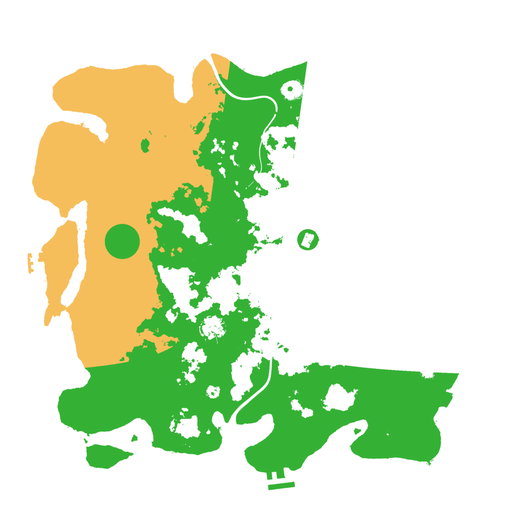 Biome Rust Map: Procedural Map, Size: 3850, Seed: 47985964