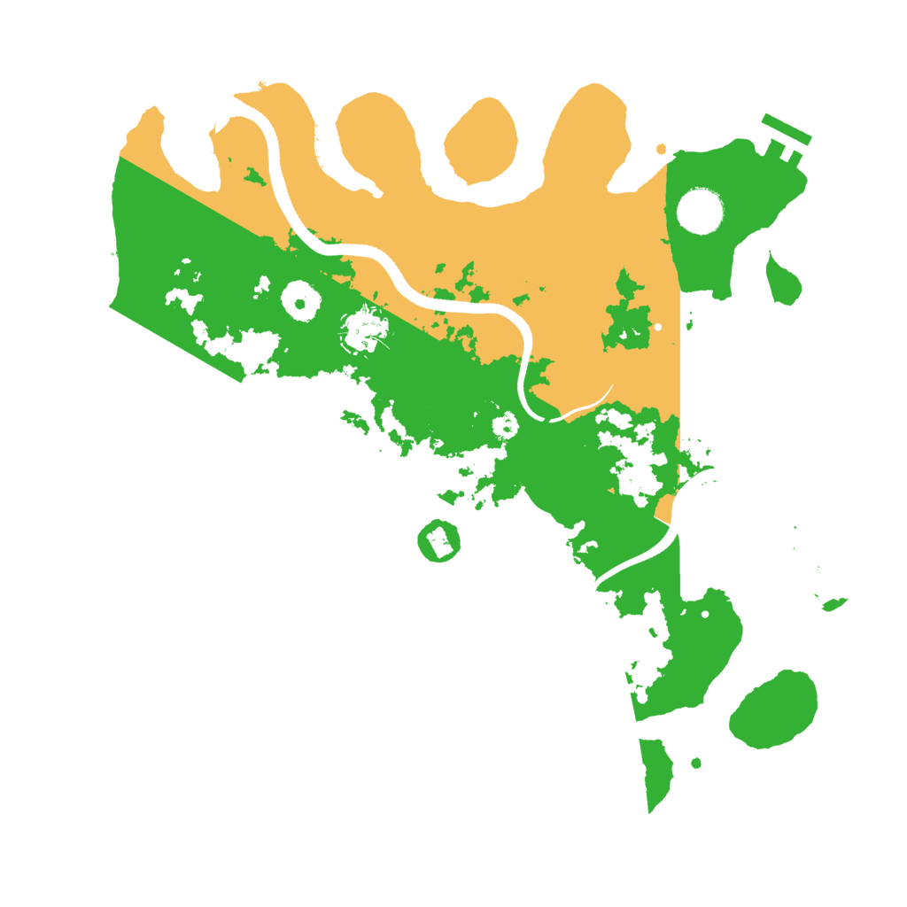Biome Rust Map: Procedural Map, Size: 3500, Seed: 362977525