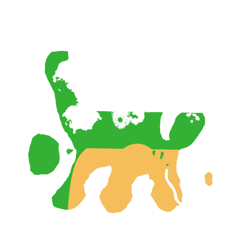 Biome Rust Map: Procedural Map, Size: 2000, Seed: 769267583