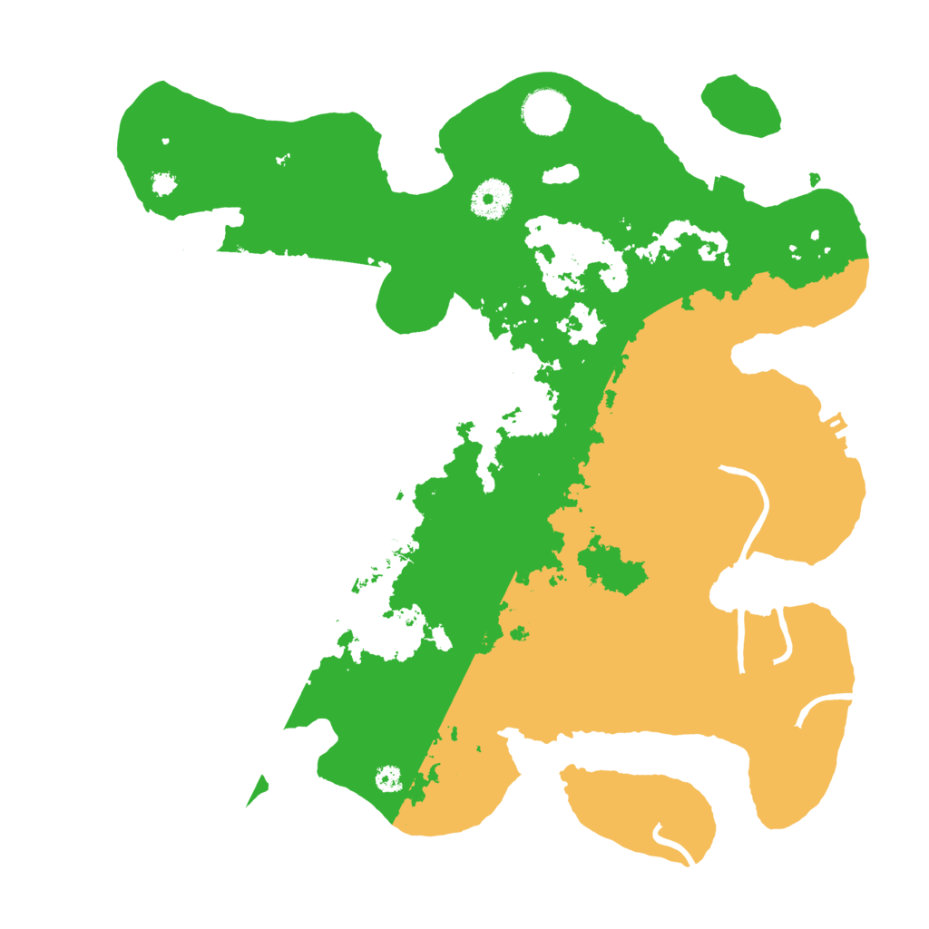 Biome Rust Map: Procedural Map, Size: 3500, Seed: 69361