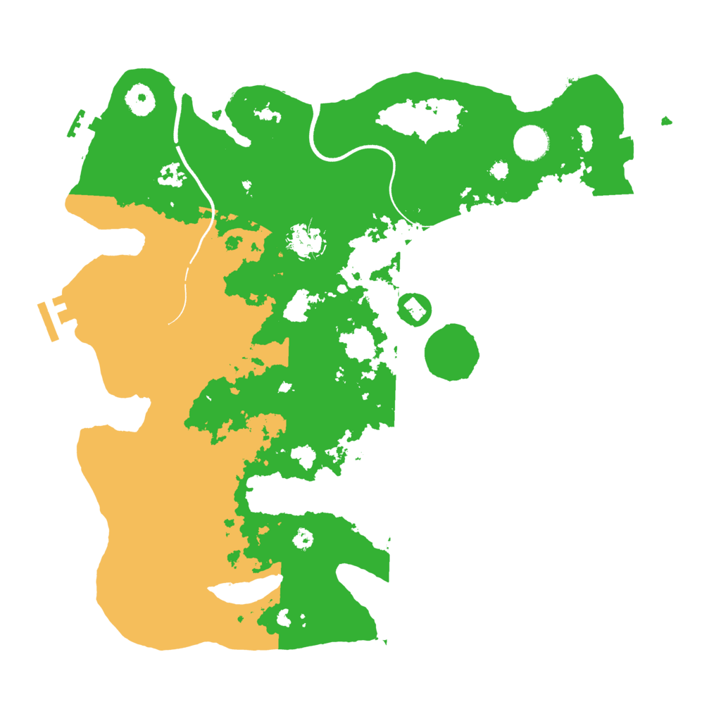 Biome Rust Map: Procedural Map, Size: 3600, Seed: 9048346