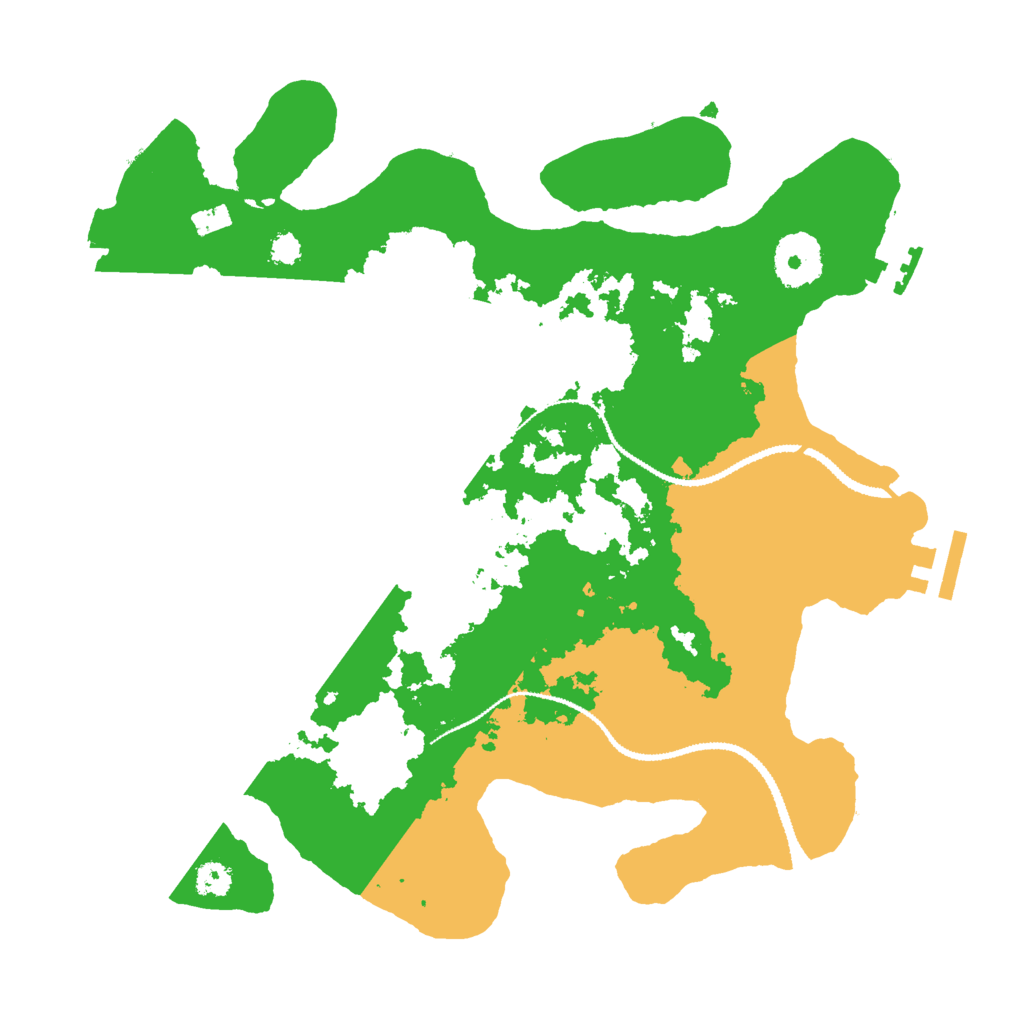 Biome Rust Map: Procedural Map, Size: 3000, Seed: 7882