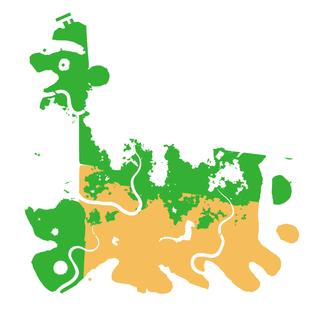 Biome Rust Map: Procedural Map, Size: 4000, Seed: 43540508