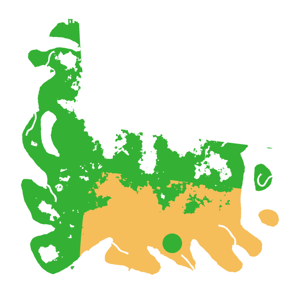 Biome Rust Map: Procedural Map, Size: 4000, Seed: 43540508