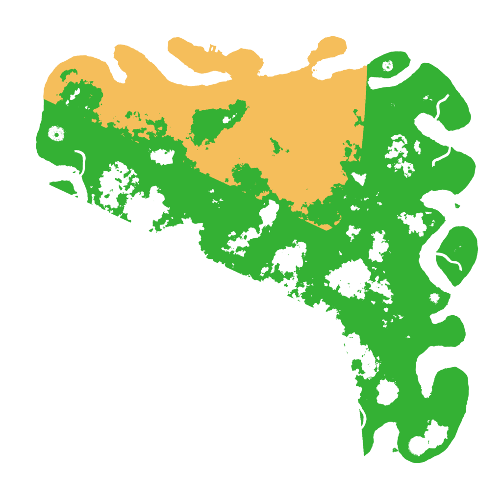 Biome Rust Map: Procedural Map, Size: 4800, Seed: 861193711