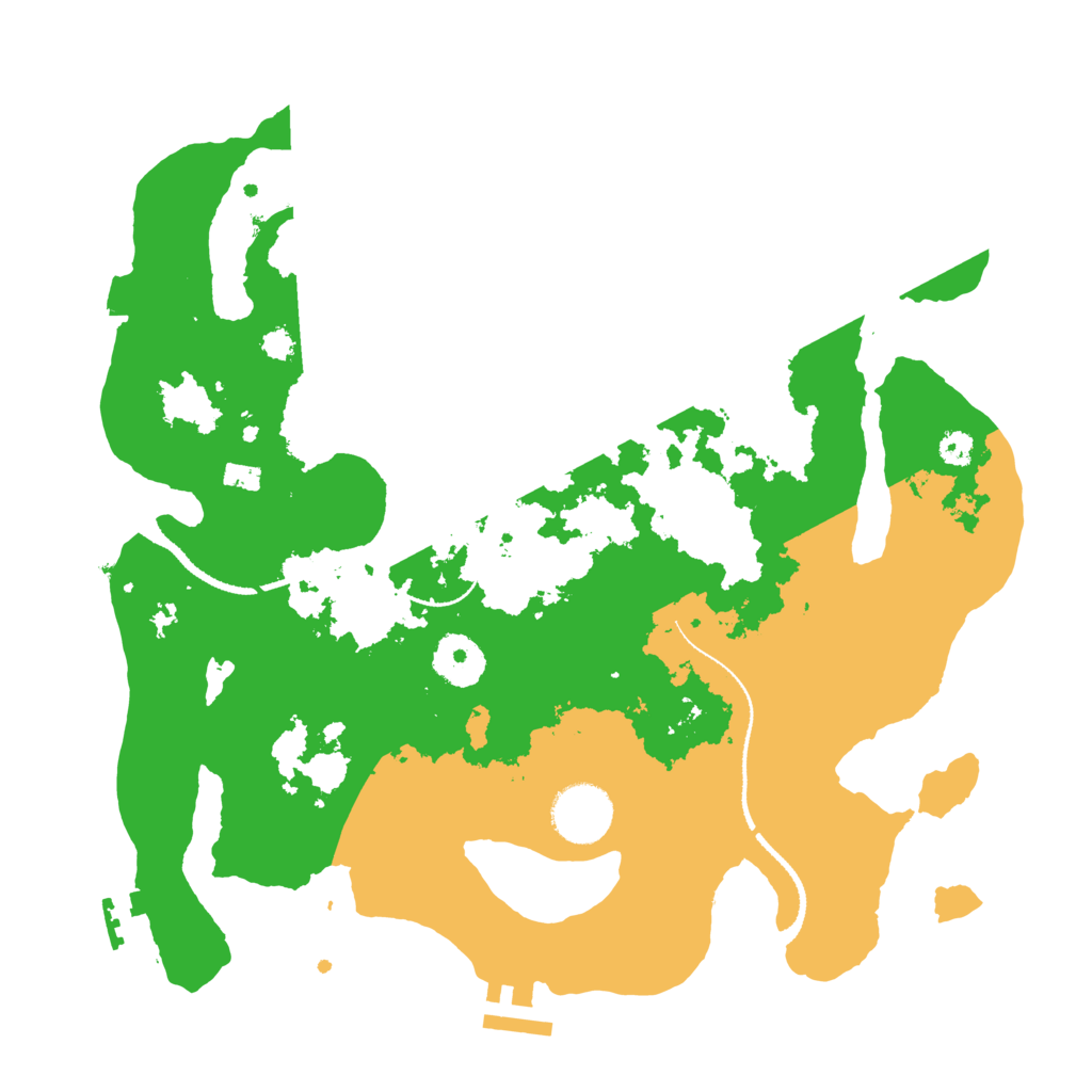 Biome Rust Map: Procedural Map, Size: 3200, Seed: 1748565