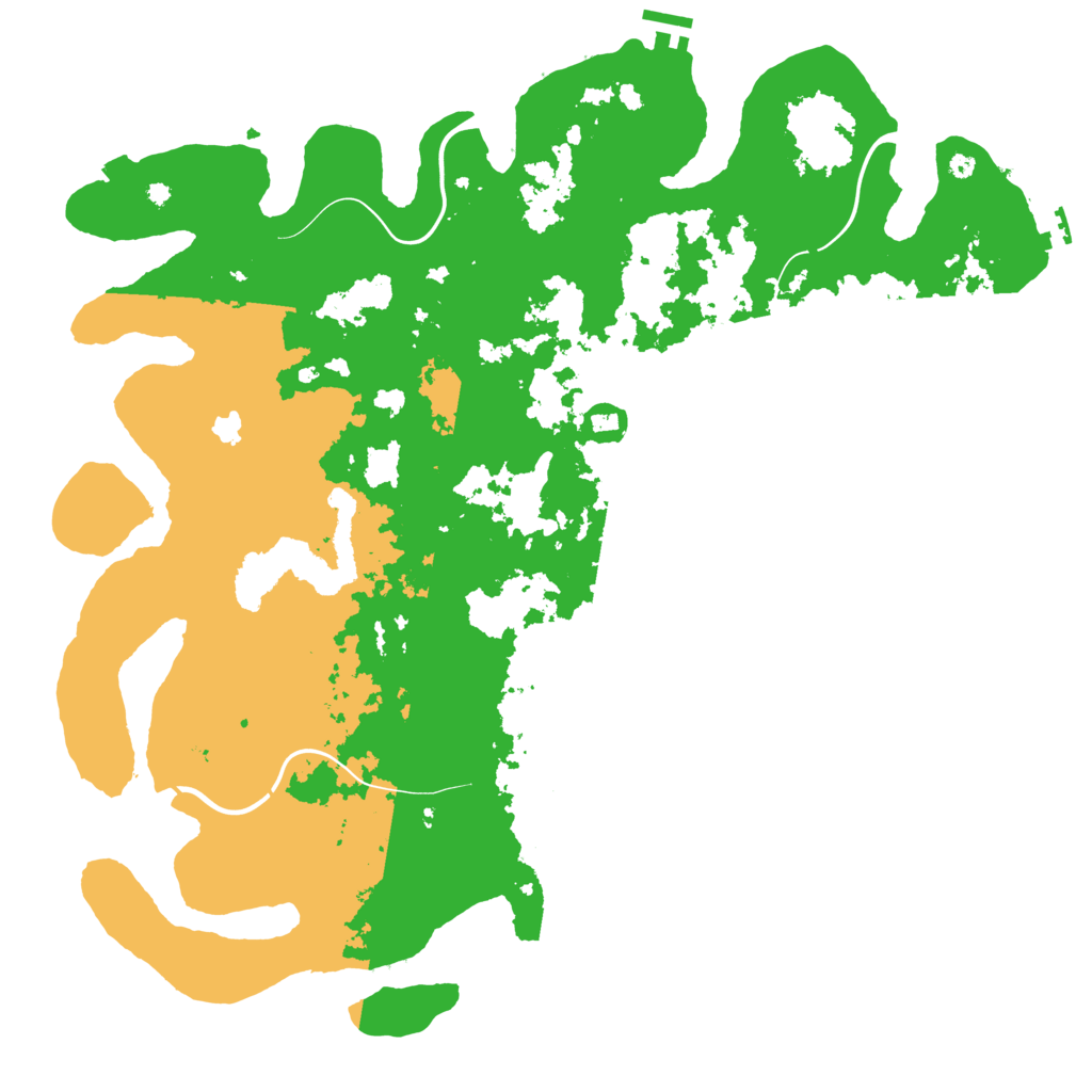Biome Rust Map: Procedural Map, Size: 4400, Seed: 4721