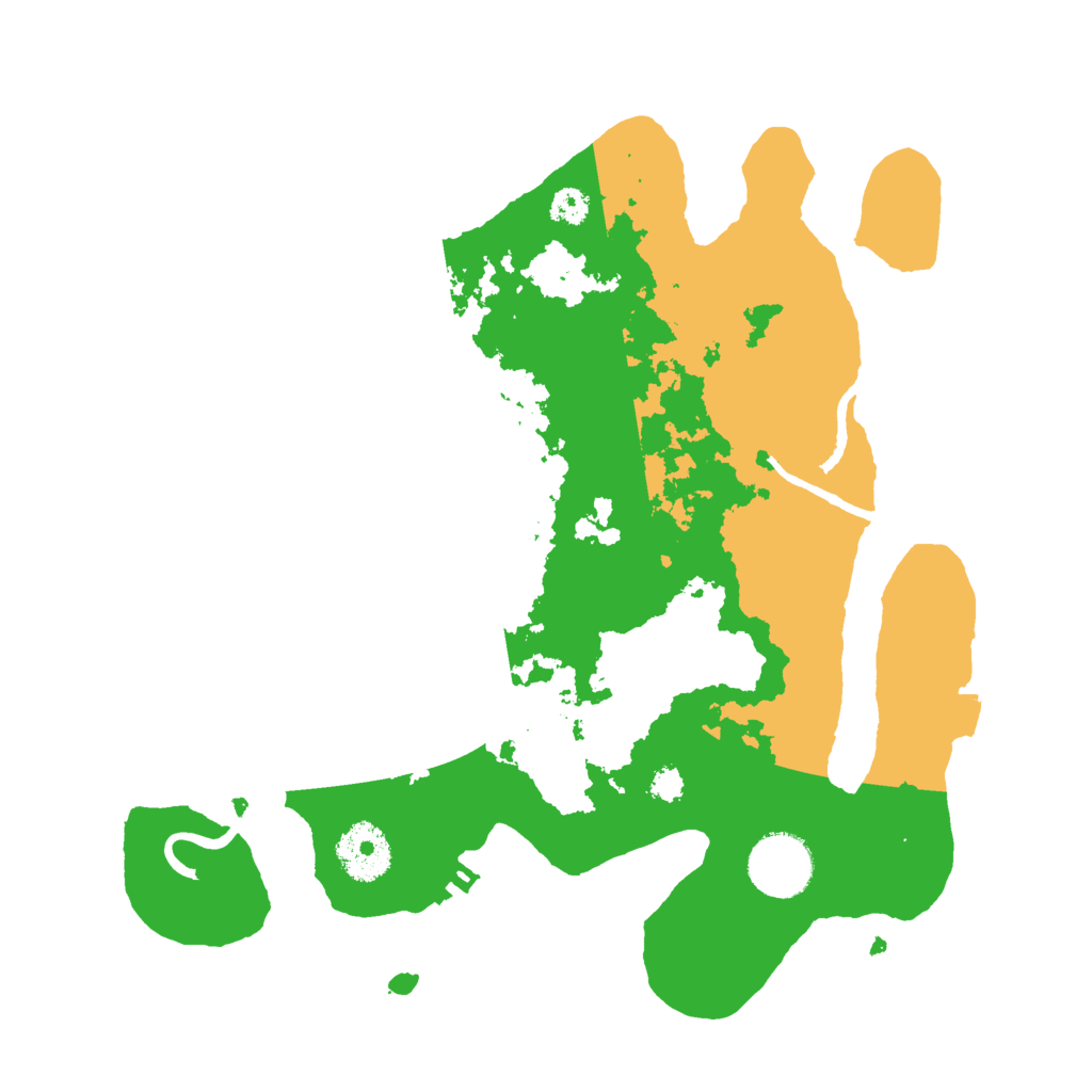 Biome Rust Map: Procedural Map, Size: 3000, Seed: 76356
