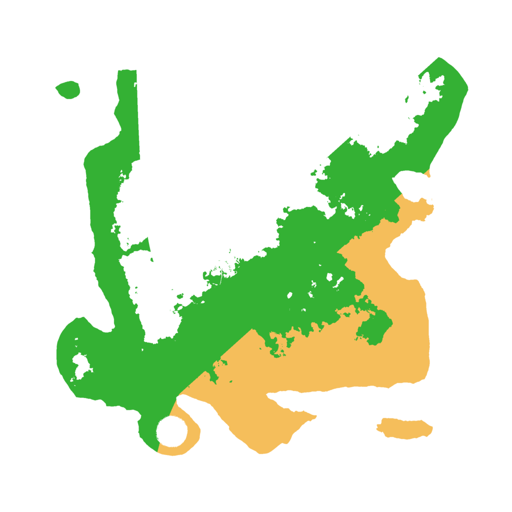 Biome Rust Map: Barren, Size: 3000, Seed: 64853161