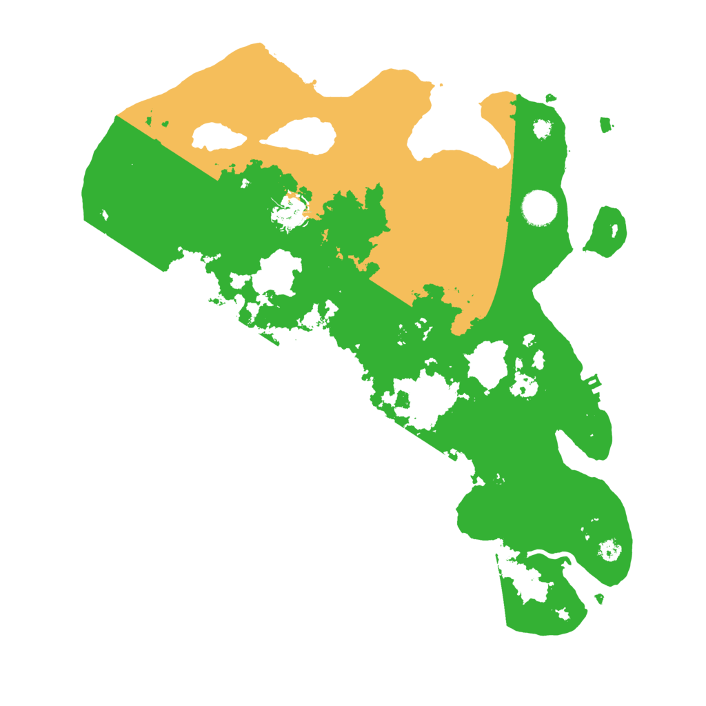 Biome Rust Map: Procedural Map, Size: 3500, Seed: 2052217333