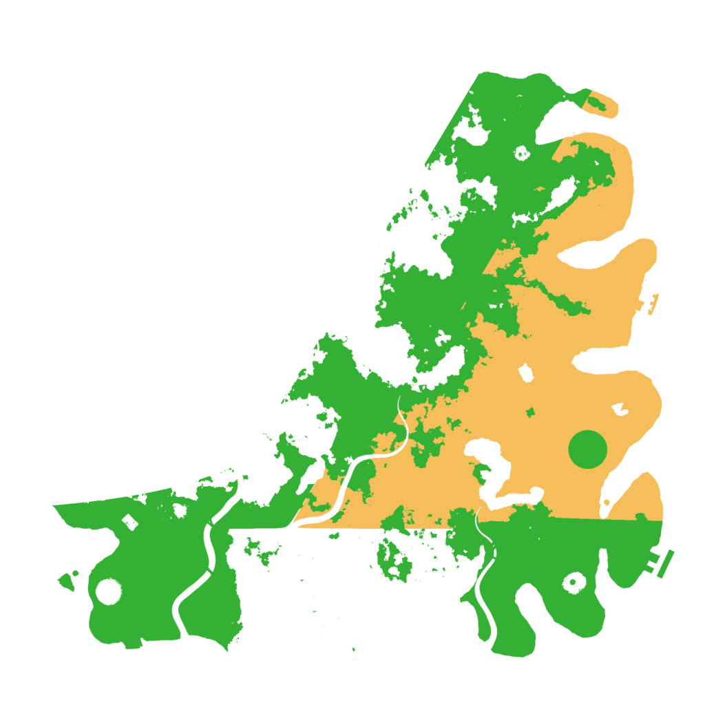 Biome Rust Map: Procedural Map, Size: 4800, Seed: 15112