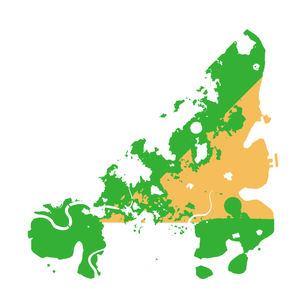 Biome Rust Map: Procedural Map, Size: 4500, Seed: 6509980
