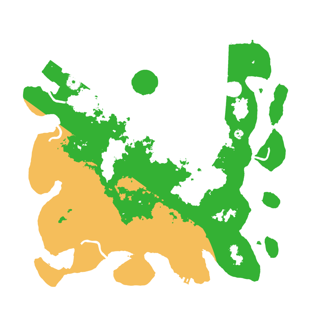 Biome Rust Map: Procedural Map, Size: 3500, Seed: 1405359