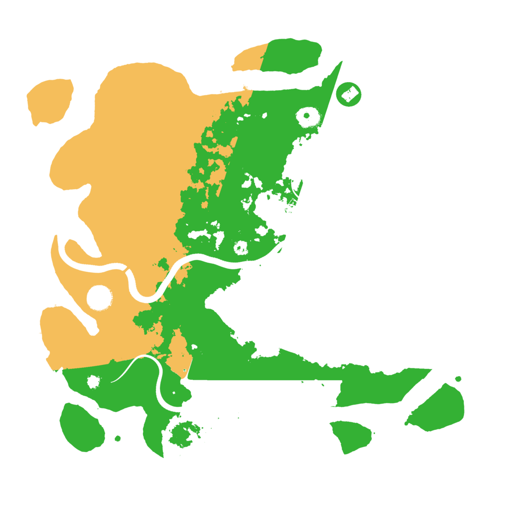 Biome Rust Map: Procedural Map, Size: 3500, Seed: 373075910