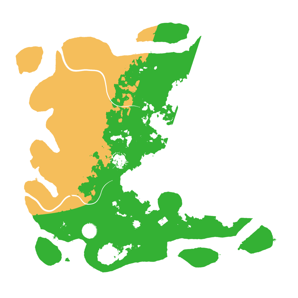 Biome Rust Map: Procedural Map, Size: 3500, Seed: 373075910