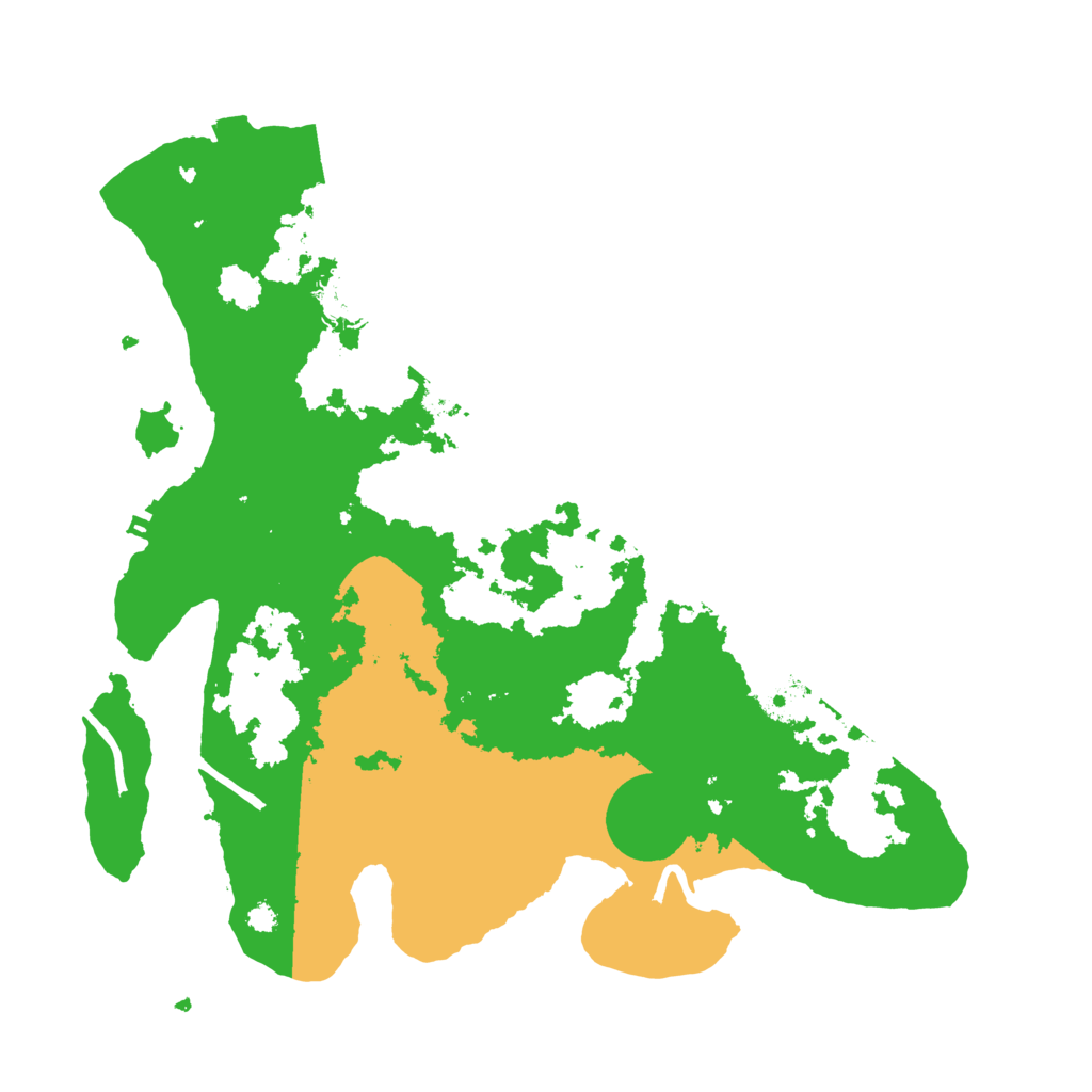 Biome Rust Map: Procedural Map, Size: 3500, Seed: 563389688