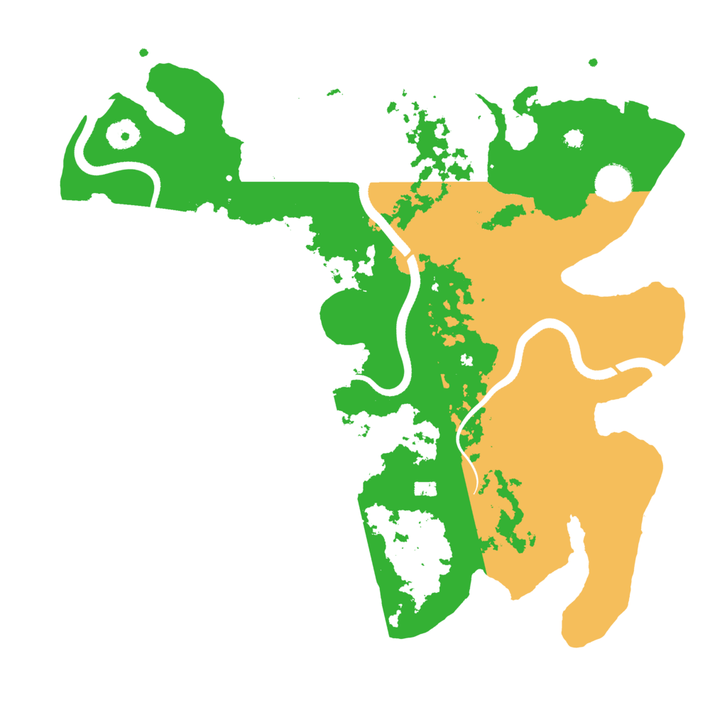 Biome Rust Map: Procedural Map, Size: 3500, Seed: 1411329473