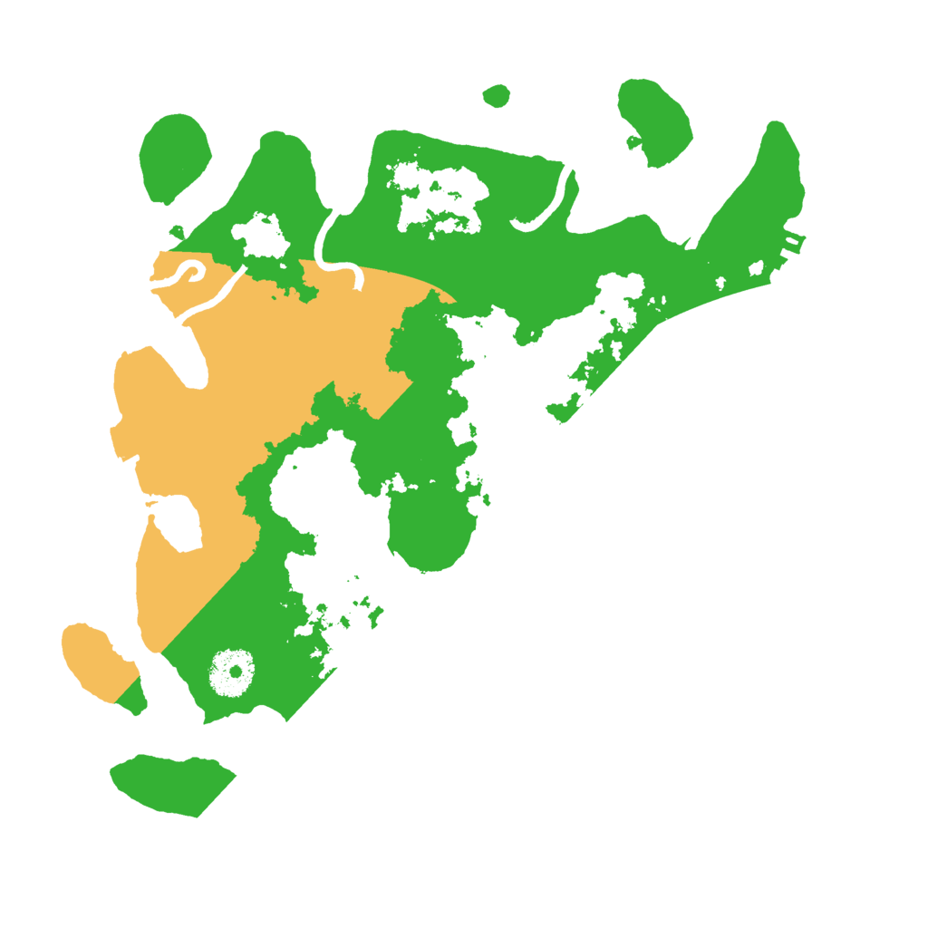 Biome Rust Map: Procedural Map, Size: 3000, Seed: 452469139