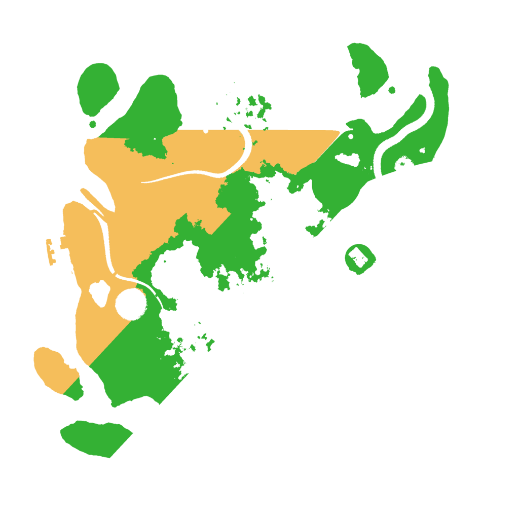 Biome Rust Map: Procedural Map, Size: 3000, Seed: 452469139