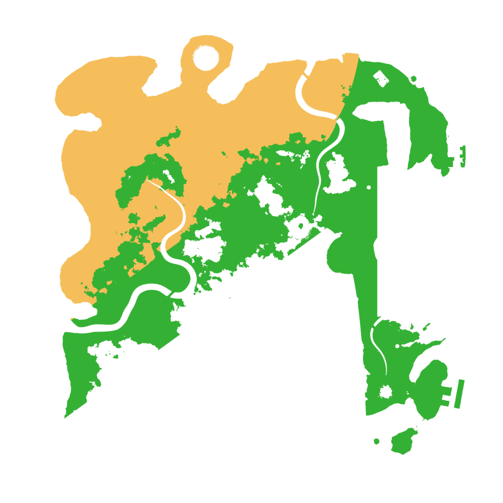 Biome Rust Map: Procedural Map, Size: 3500, Seed: 903986