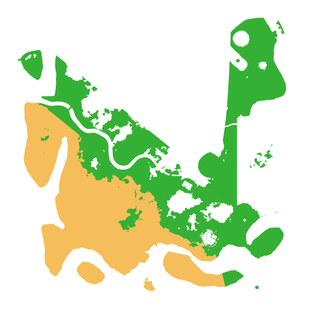 Biome Rust Map: Procedural Map, Size: 3500, Seed: 1594849062