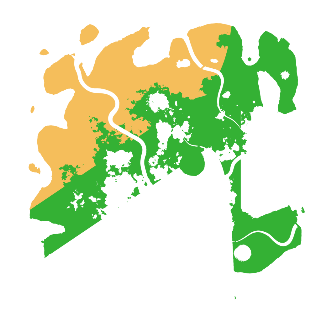Biome Rust Map: Procedural Map, Size: 3500, Seed: 1506255185