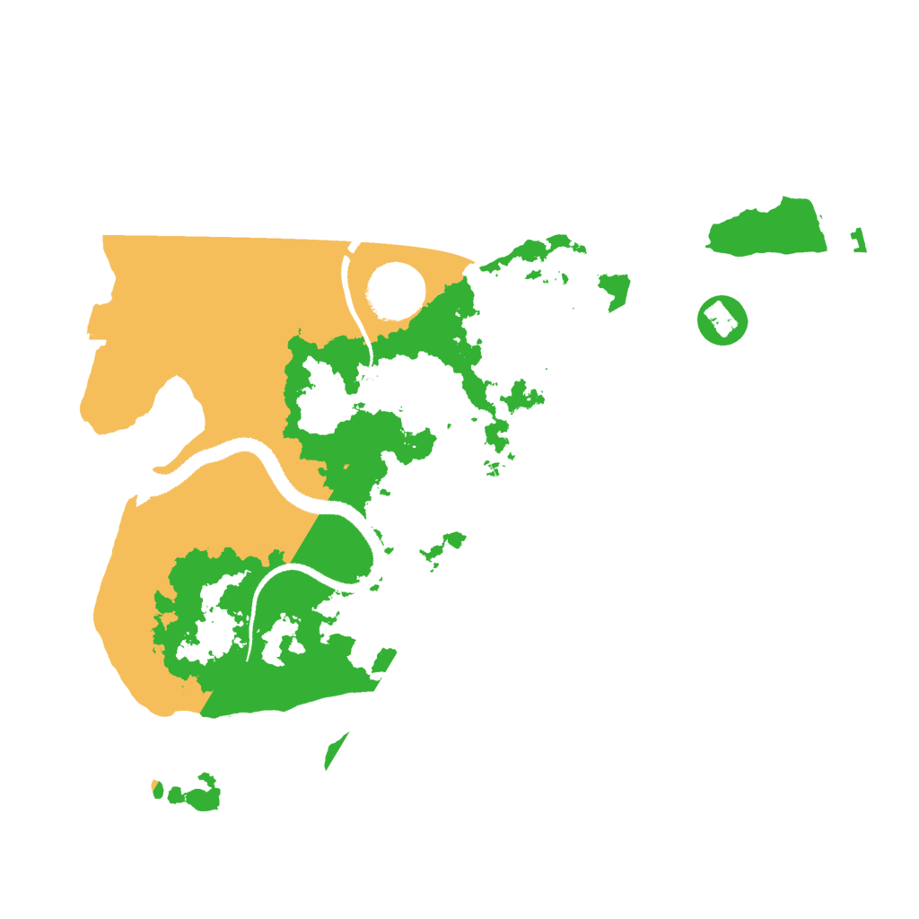 Biome Rust Map: Procedural Map, Size: 3000, Seed: 1946181134