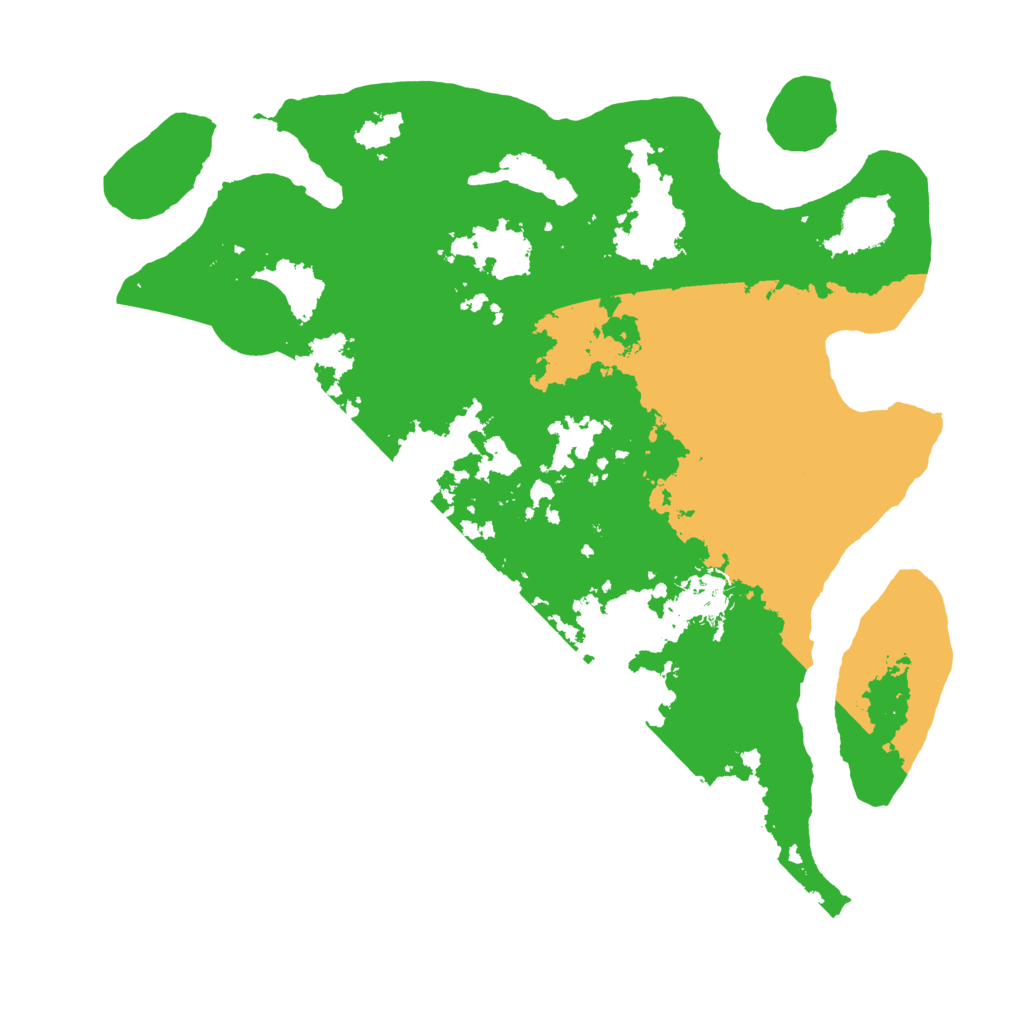 Biome Rust Map: Barren, Size: 3600, Seed: 24958421