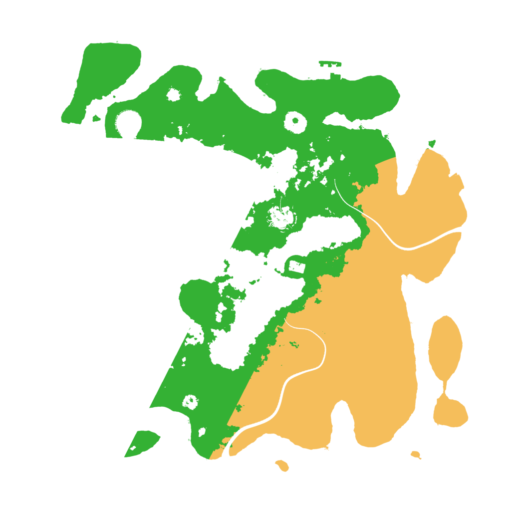 Biome Rust Map: Procedural Map, Size: 3450, Seed: 84371503