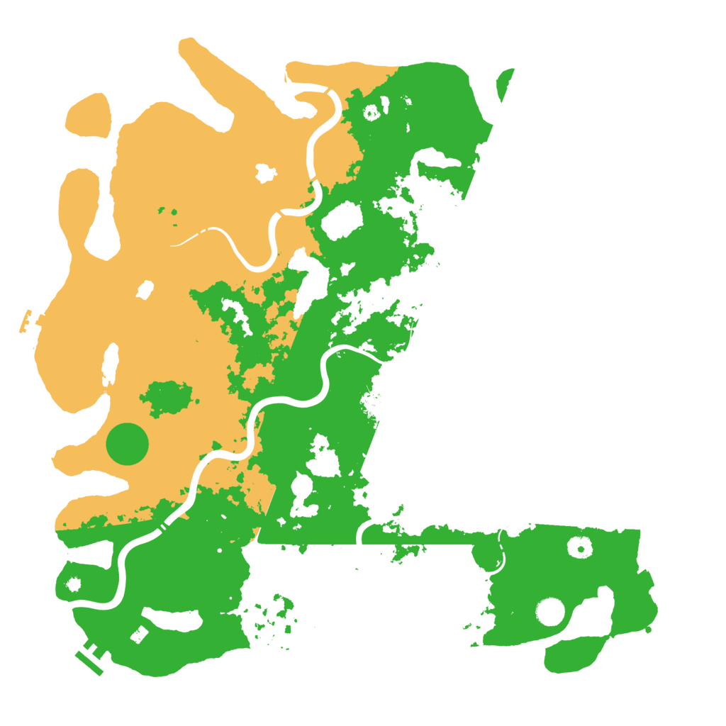 Biome Rust Map: Procedural Map, Size: 4500, Seed: 32026090