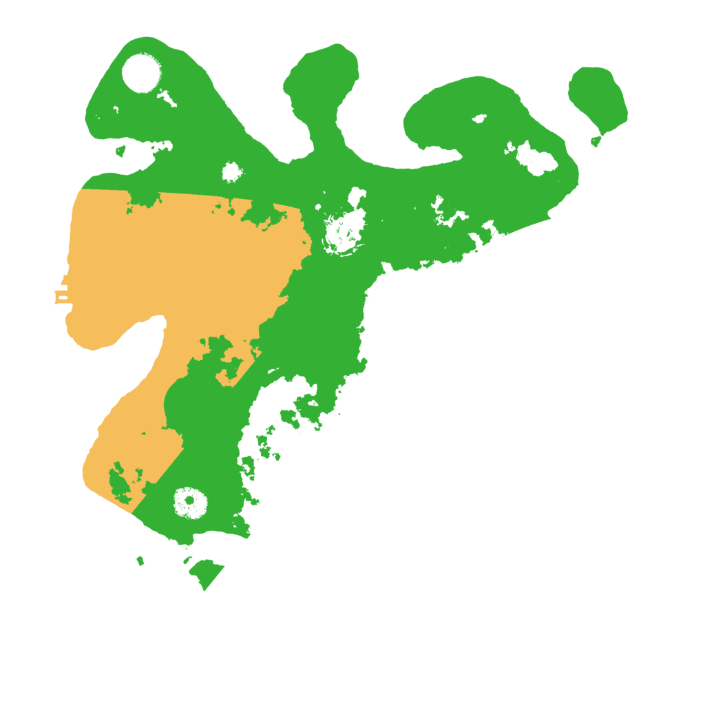 Biome Rust Map: Procedural Map, Size: 3222, Seed: 43667