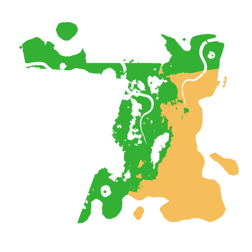 Biome Rust Map: Procedural Map, Size: 3450, Seed: 76310109