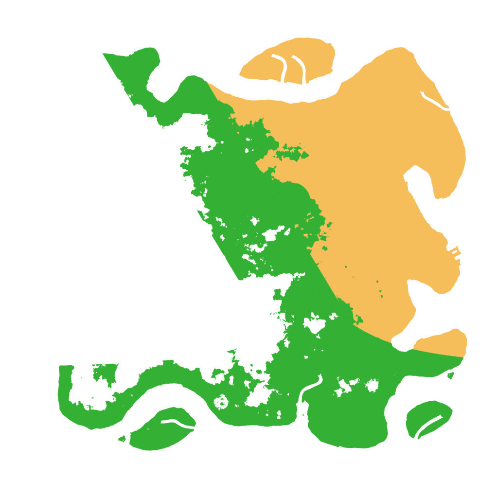 Biome Rust Map: Procedural Map, Size: 3600, Seed: 26323097