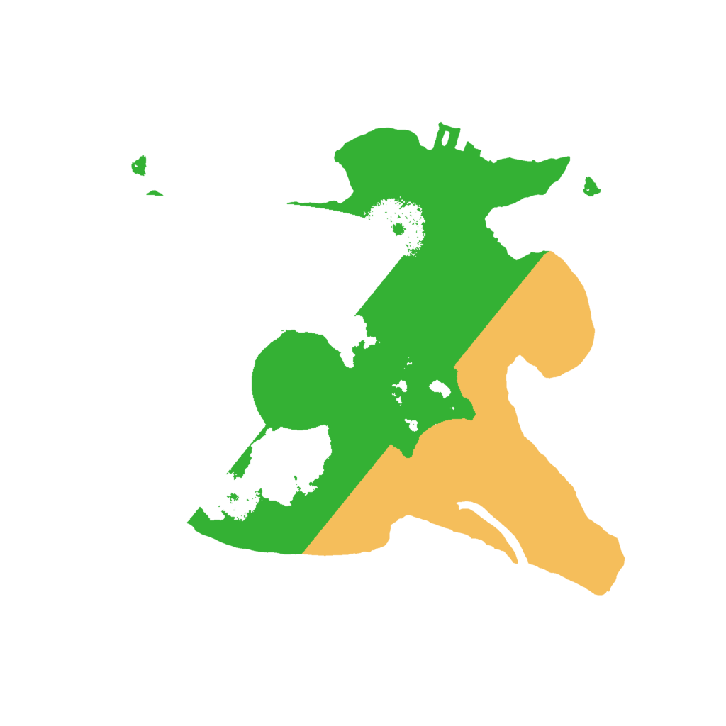 Biome Rust Map: Procedural Map, Size: 2000, Seed: 96