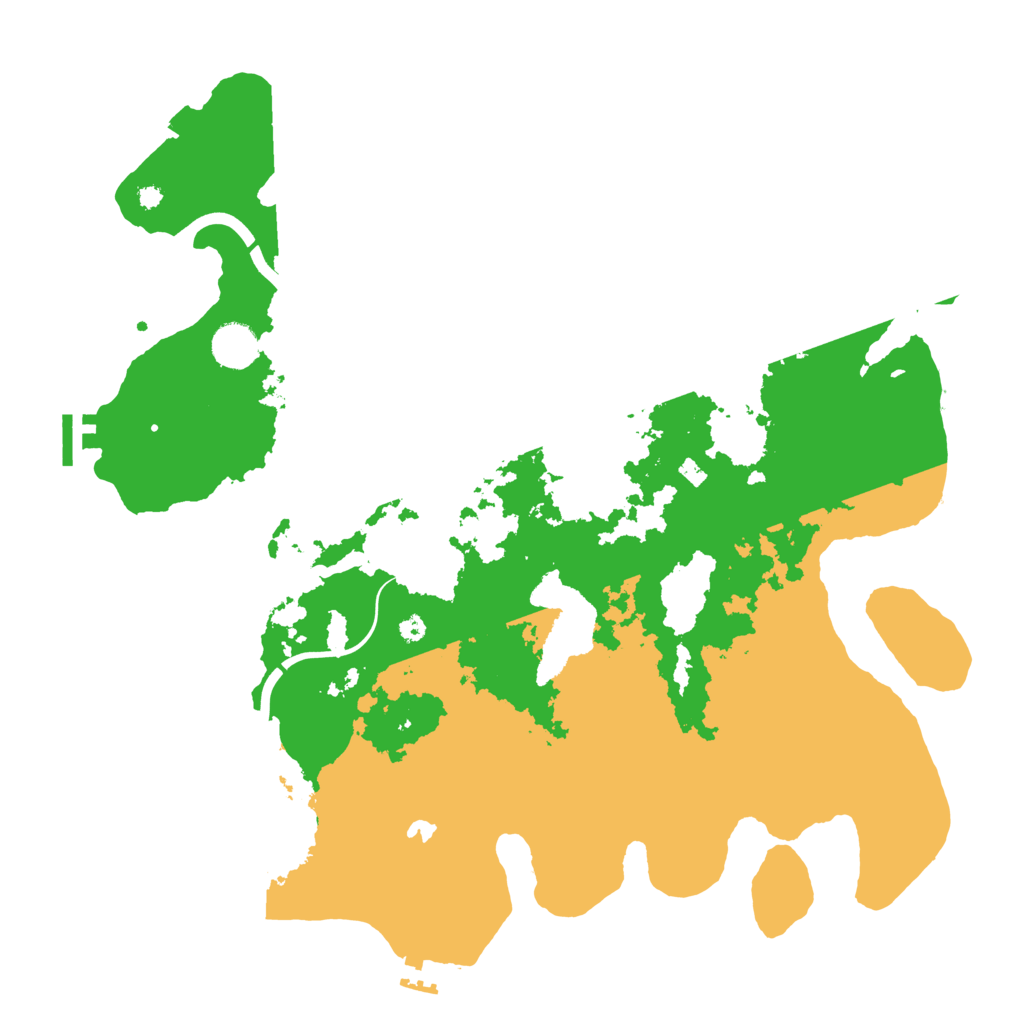 Biome Rust Map: Procedural Map, Size: 4000, Seed: 33296