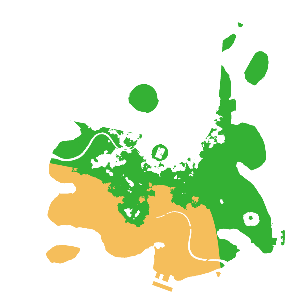 Biome Rust Map: Procedural Map, Size: 3000, Seed: 59414