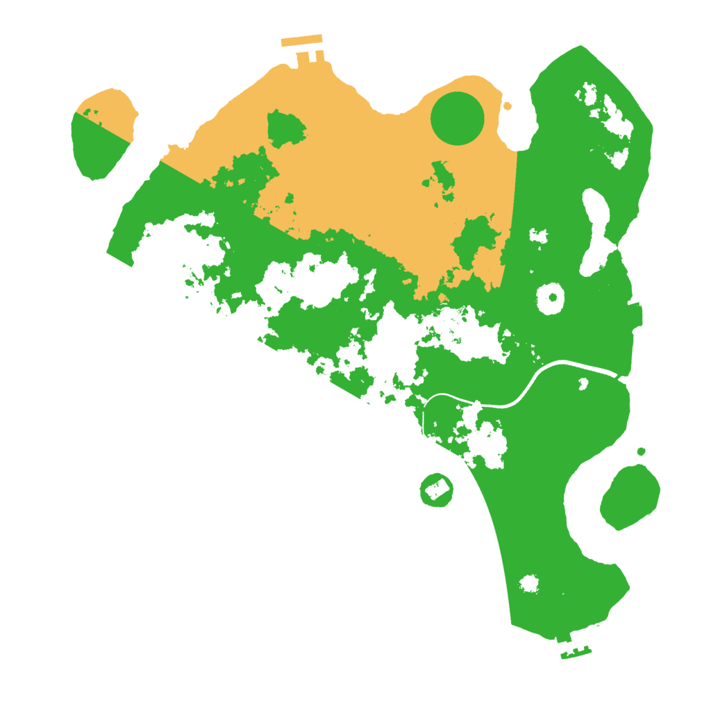 Biome Rust Map: Procedural Map, Size: 3500, Seed: 560084298