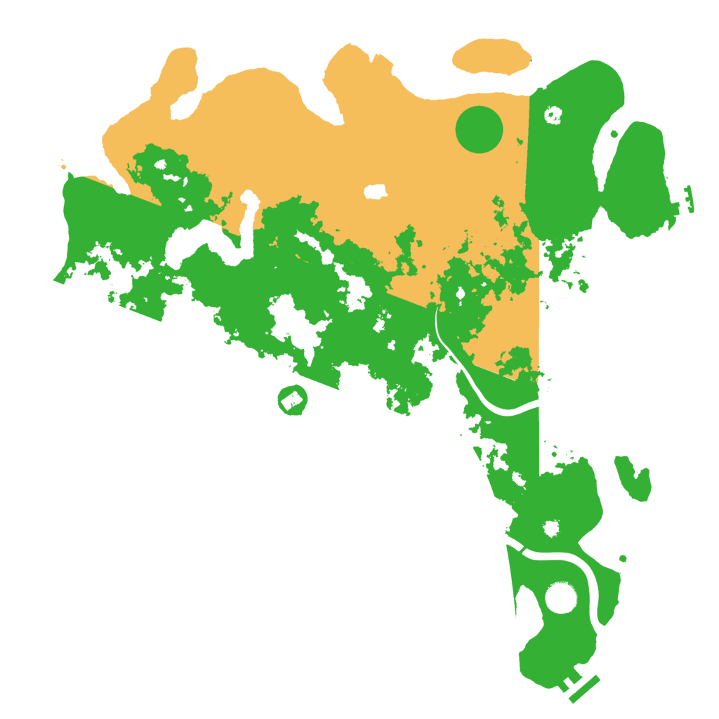 Biome Rust Map: Procedural Map, Size: 4000, Seed: 13869241