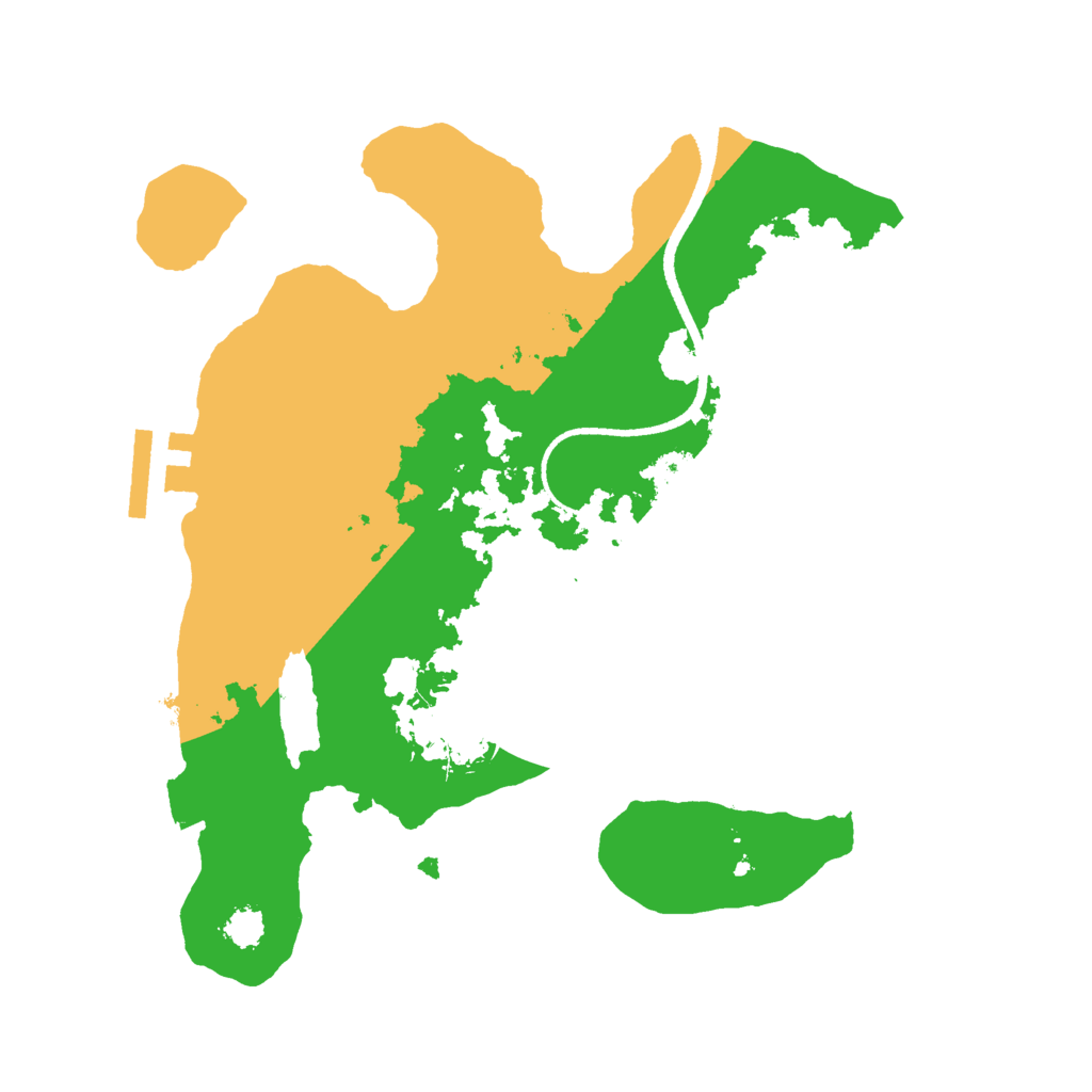 Biome Rust Map: Procedural Map, Size: 2500, Seed: 1595865912