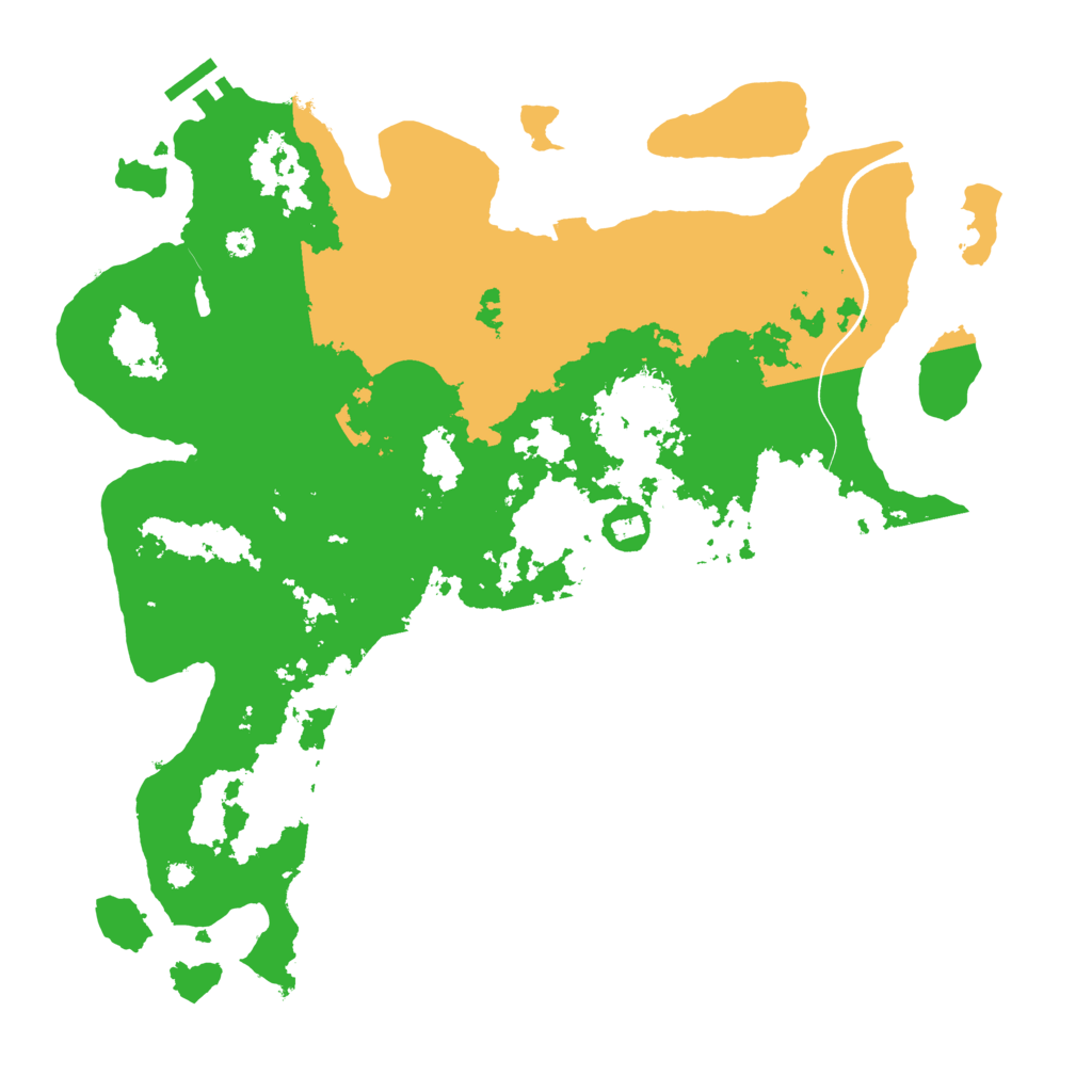 Biome Rust Map: Procedural Map, Size: 3800, Seed: 2642200