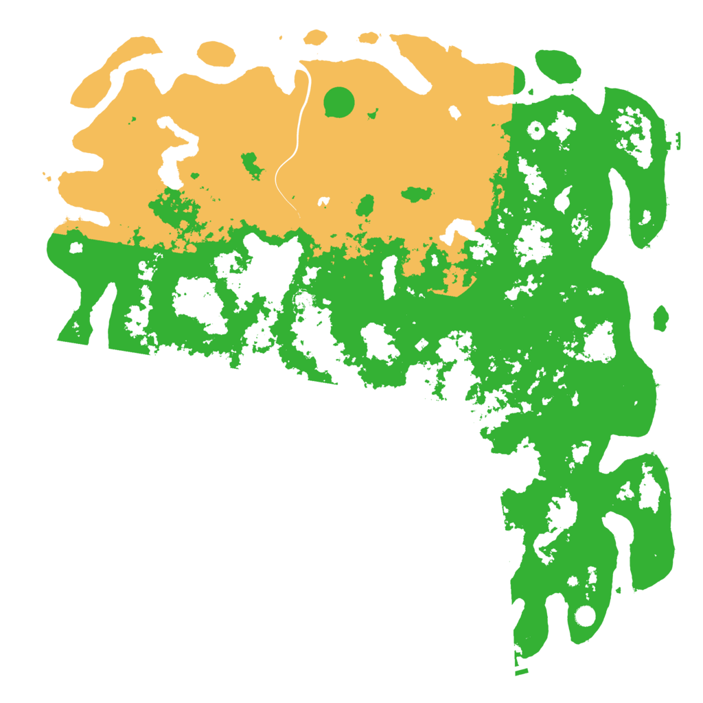 Biome Rust Map: Procedural Map, Size: 6000, Seed: 214022