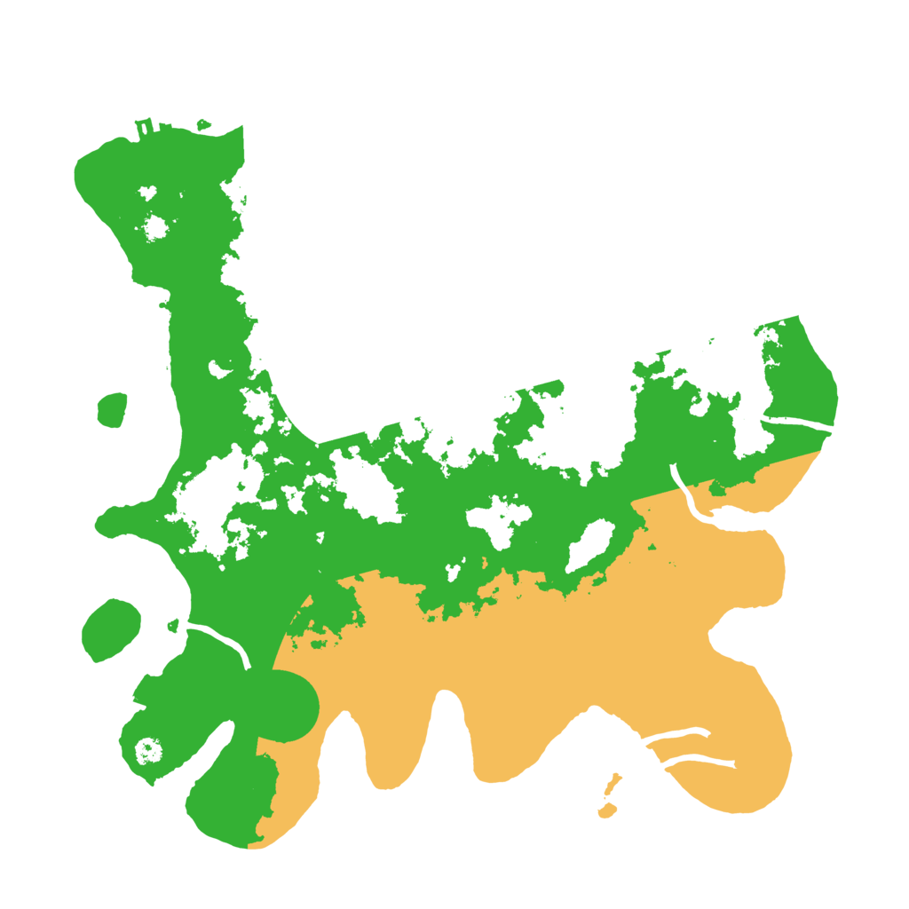 Biome Rust Map: Procedural Map, Size: 3450, Seed: 73716122