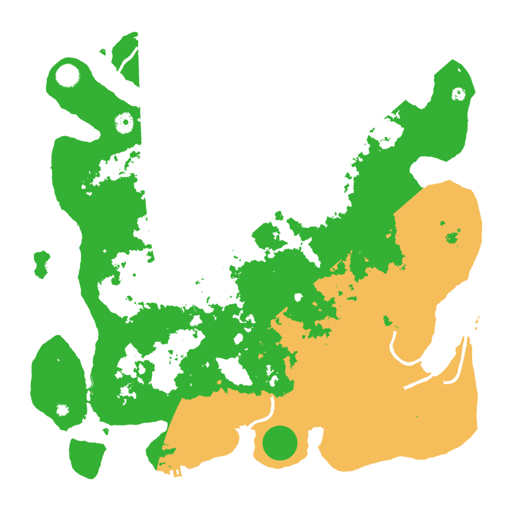 Biome Rust Map: Procedural Map, Size: 3950, Seed: 154632177