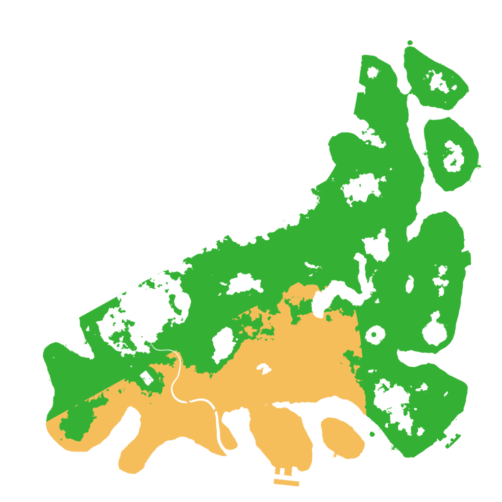 Biome Rust Map: Procedural Map, Size: 4000, Seed: 17845022