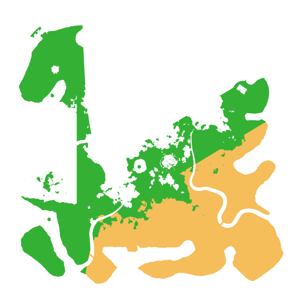 Biome Rust Map: Procedural Map, Size: 3450, Seed: 19939913
