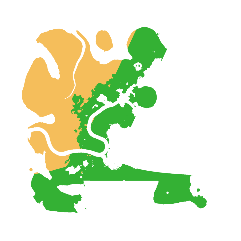 Biome Rust Map: Procedural Map, Size: 3000, Seed: 1197716647
