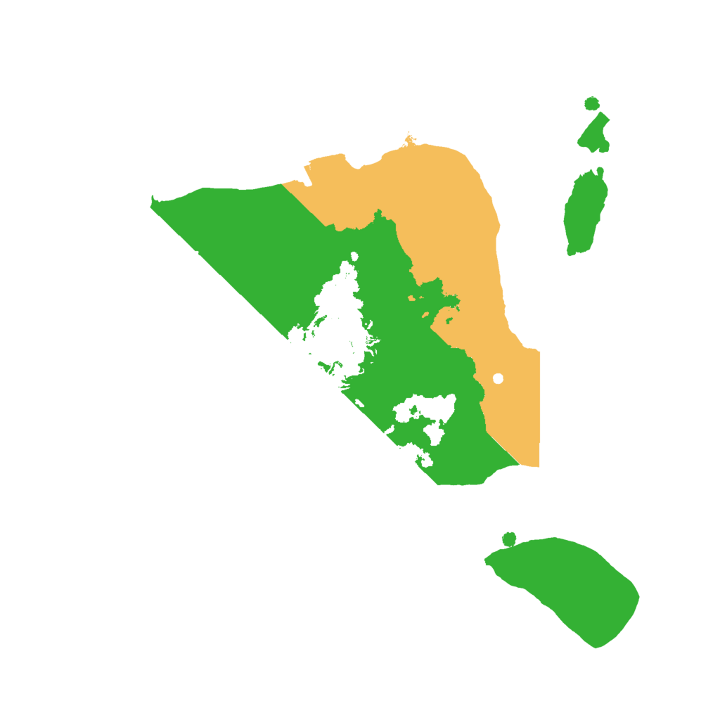 Biome Rust Map: Procedural Map, Size: 2000, Seed: 19671030