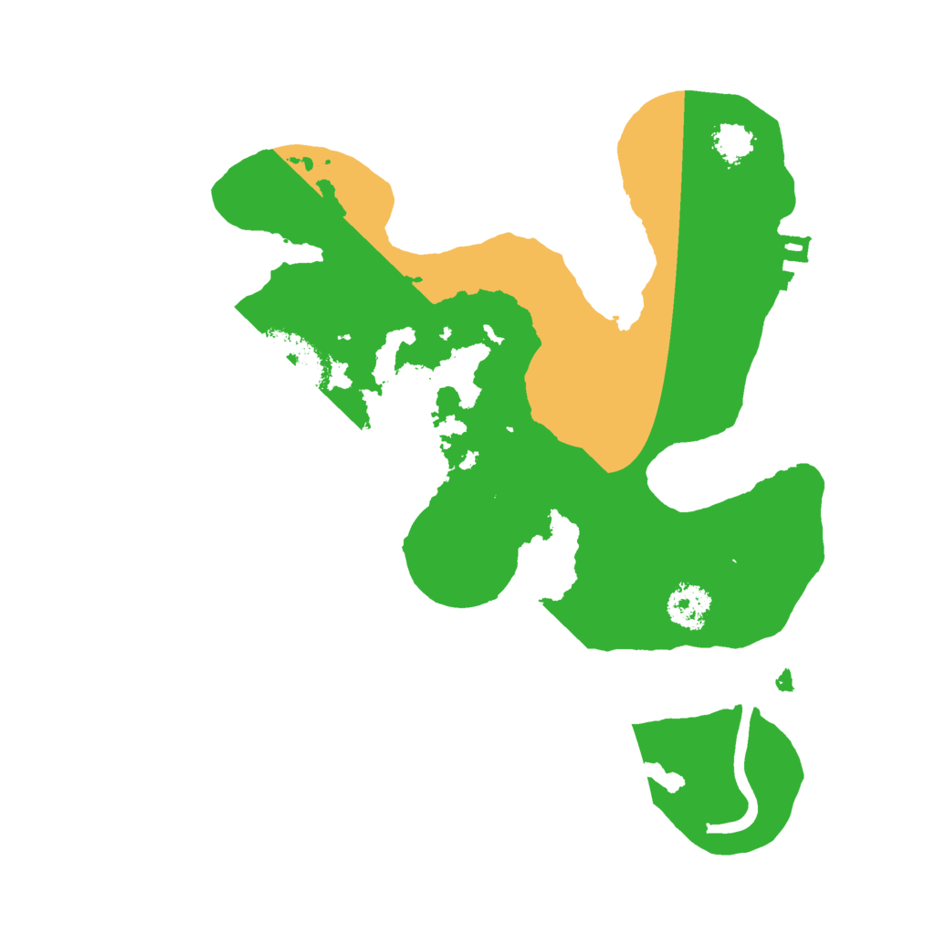 Biome Rust Map: Procedural Map, Size: 2200, Seed: 19671030