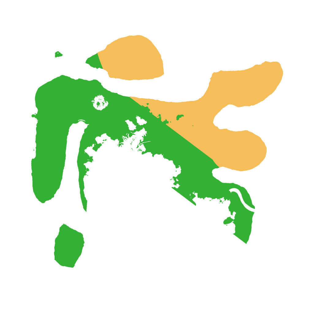 Biome Rust Map: Procedural Map, Size: 2200, Seed: 1369420631