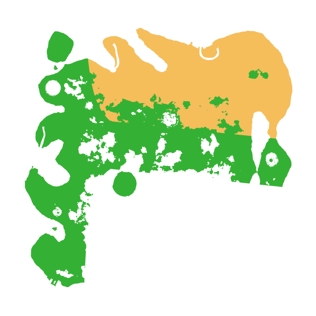 Biome Rust Map: Procedural Map, Size: 3650, Seed: 55885157